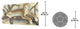 Leopards Lair Sculptural Wall Frieze