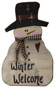 Farmhouse 30" Snowman Decoration
