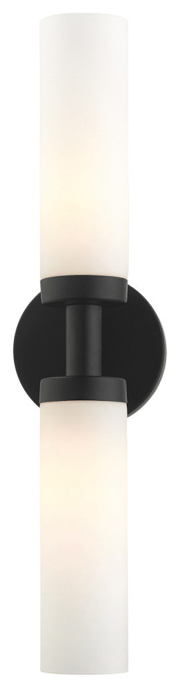 Black Nautical, Industrial, Contemporary, Urban, Sleek Vanity Sconce