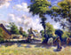 Camille Pissarro Landscape at Melleray Wall Decal