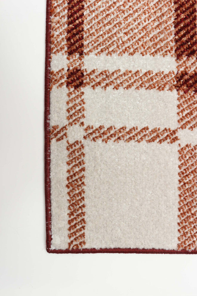 Aqua Roma Area Rug, Copper, 2'6"x8'
