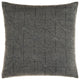 Surya Winona Charcoal Pillow Shell With Polyester Insert 20"H X 20"W