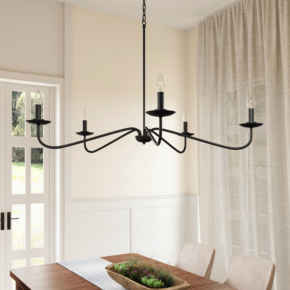 5-Light Elegant Traditional Chandelier