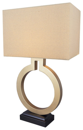 Aspen Creative 40202-11, 27" High Metal Table Lamp, Gold