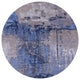 Ahgly Company Indoor Round Mid-Century Modern Area Rugs, 7' Round