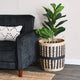 Cattail and Paper Pillar Basket