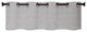 Fuller Grommet Top Curtain Valance, Anthracite, 54"x18"