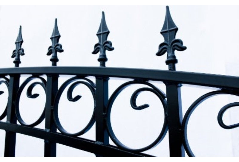 Aleko London Style Single Slide Steel Driveway Gate 16'