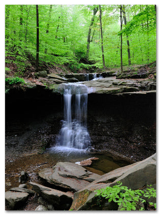 'Blue Hen Falls' Canvas Art by Kurt Shaffer
