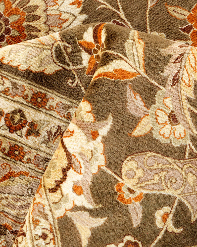 Mogul, One-of-a-Kind Hand-Knotted Area Rug Brown, 12' 1" x 15' 5"