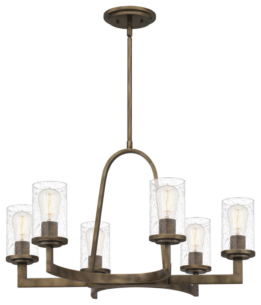 Quoizel ANT5027SU 6-Light Chandelier, Antonin