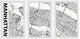 Manhattan Outline Triptych, 36x18