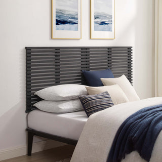 Render Wall Mount King Headboard, Charcoal