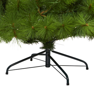 6' Green Scotch Pine Artificial Christmas Tree With 300 Clear LED Lights