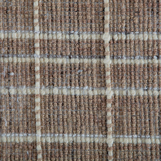 Okemah Jute and Ivory Wool Rug, 8'x10'