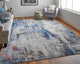 Weave & Wander Adelmo Abstract Contemporary Rug, Multi/Ivory, 10'x14'