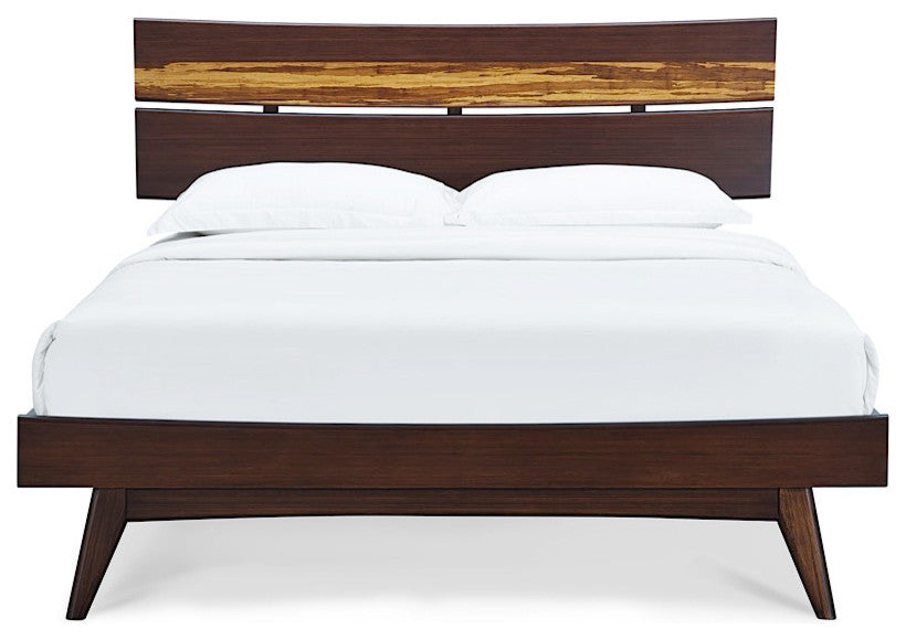 Azara Platform Bed, Tiger, California King