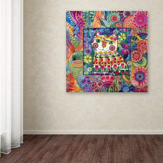 Oxana Ziaka 'Cat' Canvas Art, 24" x 24"