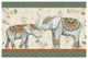 "Elephant Walk I" Digital Paper Print by Daphne Brissonnet, 50"x34"