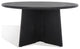 Safavieh Couture Madilynn Round Wood Coffee Table, Black