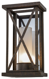 8.5W Mirror Cross Wall Sconce
