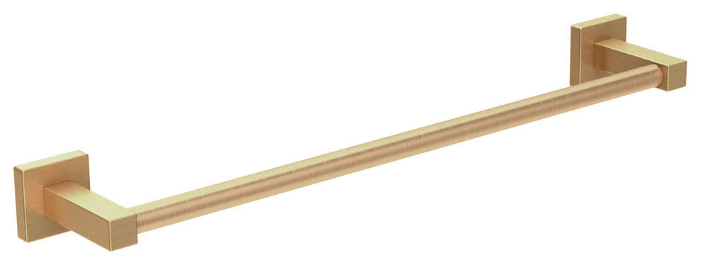Duro 18 inch Towel Bar with Mounting Hardware, Brushed Bronze