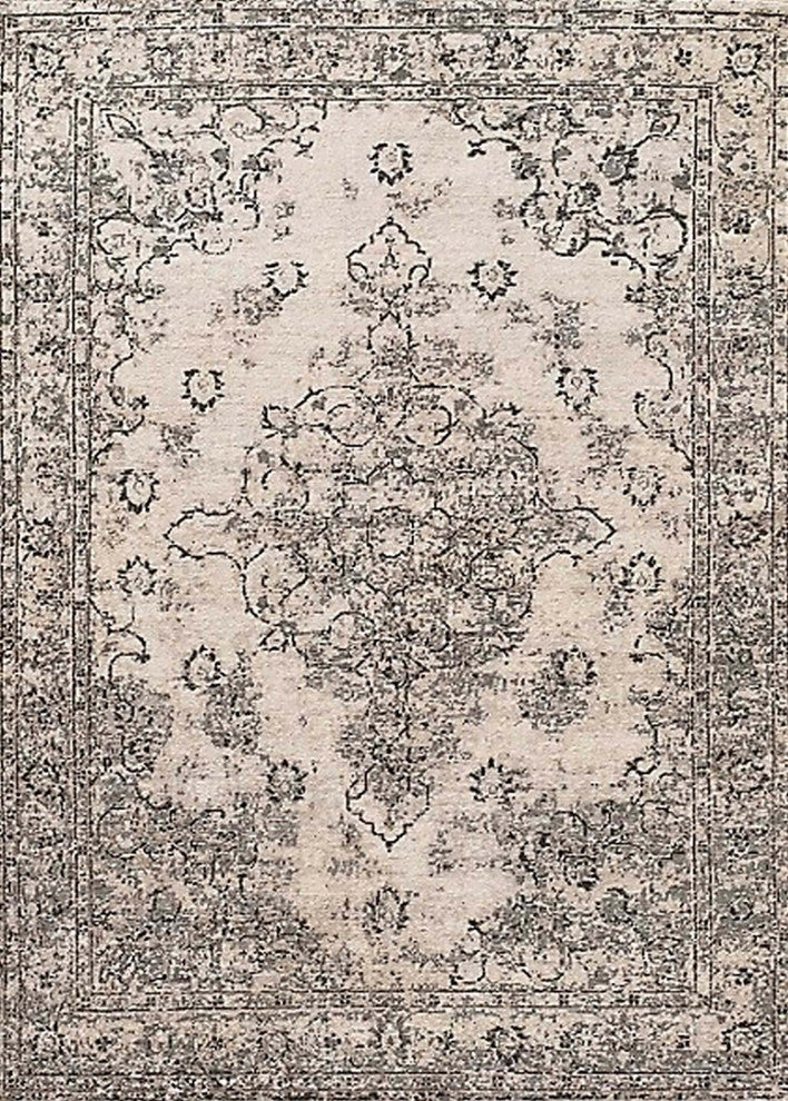 Ahgly Company Indoor Rectangle Mid-Century Modern Area Rugs, 7' x 9'