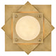 Fredrick Ramond Claude Small Led Flush Mount, Heritage Brass