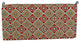 42"X19" Patterned Outdoor Spun Polyester Loveseat Cushion, Adonis Jewel