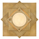 Fredrick Ramond Claude Medium Led Flush Mount, Heritage Brass