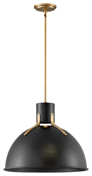 Hinkley Argo Large Pendant, Satin Black