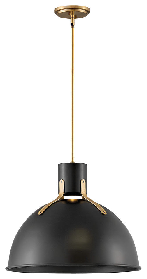 Hinkley Argo Large Pendant, Satin Black