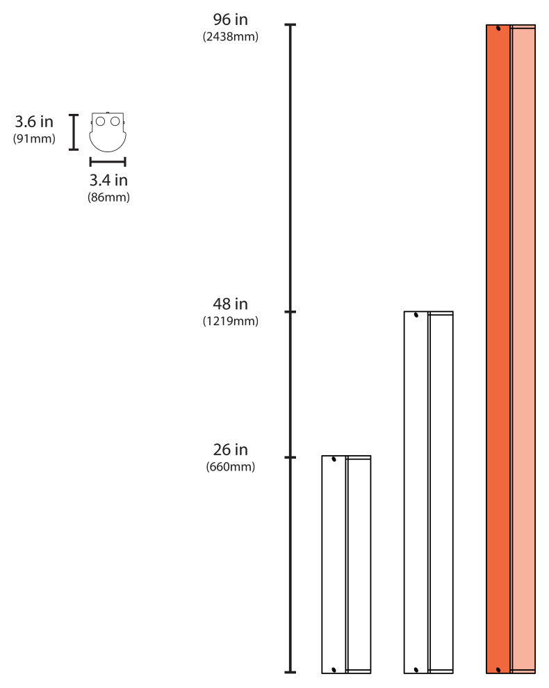 LSC SELECT Series Linear LED Strip Light, 8 Ft.