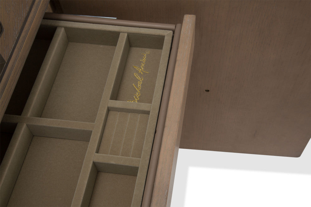 Tangier Coast Dresser With Mirror, Desert Sand