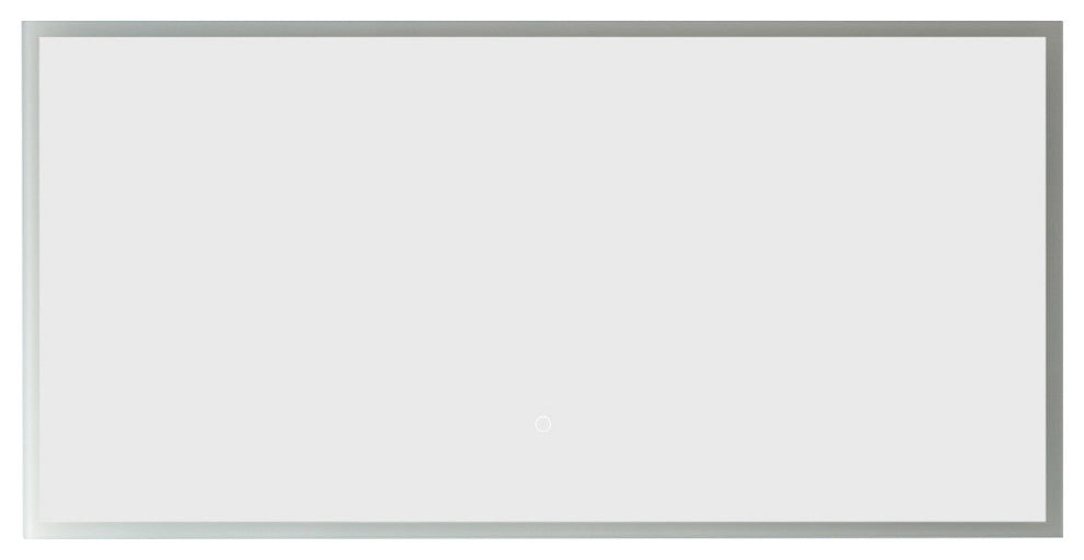 Rectangle Illuminated Bathroom/Vanity Wall Mirror, 48 Inch
