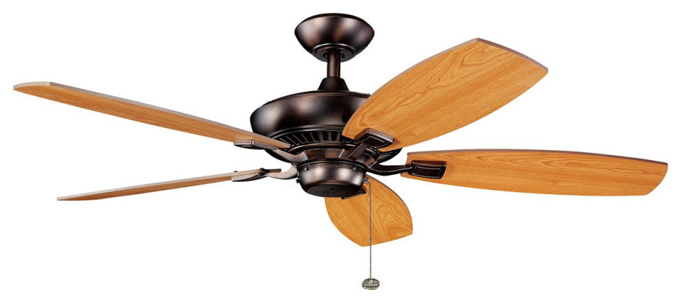 Kichler Canfield Ceiling Fan, Oil Brushed Bronze, 52