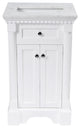 Sydney 20" Bathroom Vanity, Engineered Marble Top, White