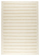 Hand Knotted White New Zealand Wool Area Rug