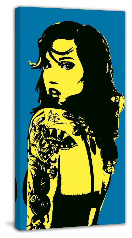 "Girl 4" Print on Canvas