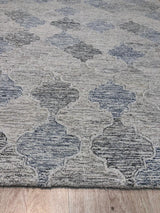 Hand-Tufted Wool Multi Transitional Geometric Modern Tufted Rug, Multy, 5'x8'