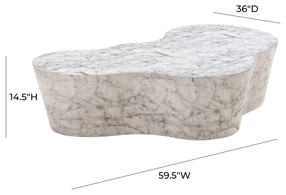 Slab Marble Coffee Table