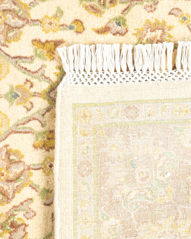 Mong One-of-a-Kind Hand-Knotted Area Rug Ivory, 5'7"x8'3"