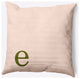 18" x 18" Modern Monogram Indoor/Outdoor Polyester Throw Pillow, Olive