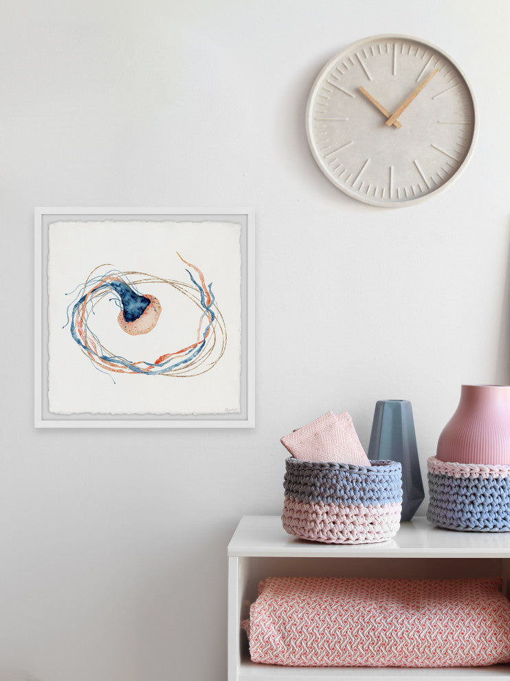 "Float On" Framed Painting Print, 24x24
