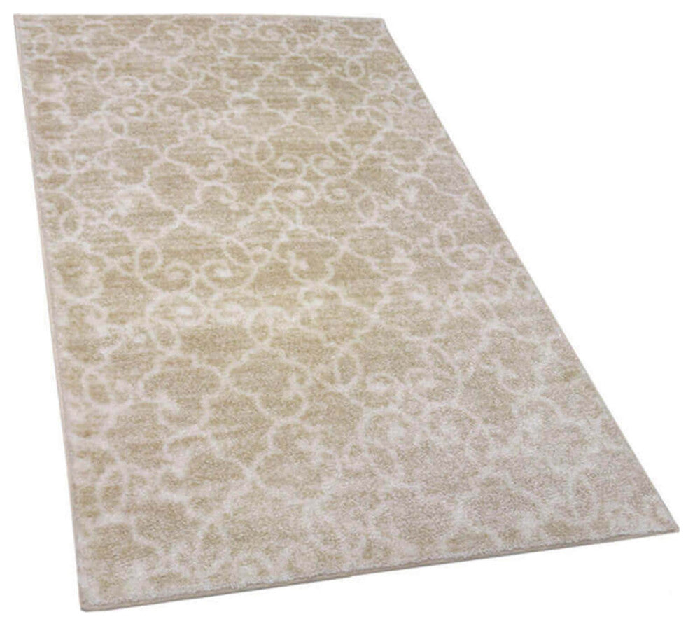 London Town Custom Cut Indoor Area Rug Collection, Dove, 4x8