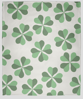 60 x 80 in Lucky Patch St. Patrick's Day Throw Blanket, Laurel Tree Green