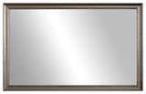 Crenshaw Framed Wall Mirror, Pewter, 34"x44"