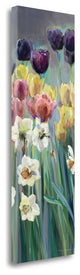 "Grape Tulips Panel I" By Marilyn Hageman, Giclee Print on Gallery Wrap Canvas