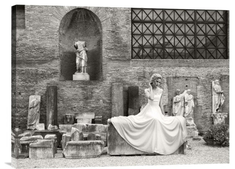 "Thermae Diocletiani, Rome" Canvas Giclee by Haute Photo Collection, 24"x18"