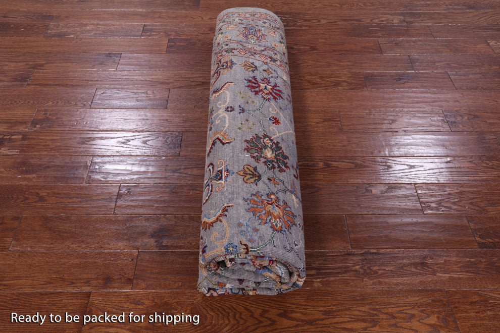 8' 1" X 9' 8" Hand Knotted Persian Tabriz Wool Rug - Q12908